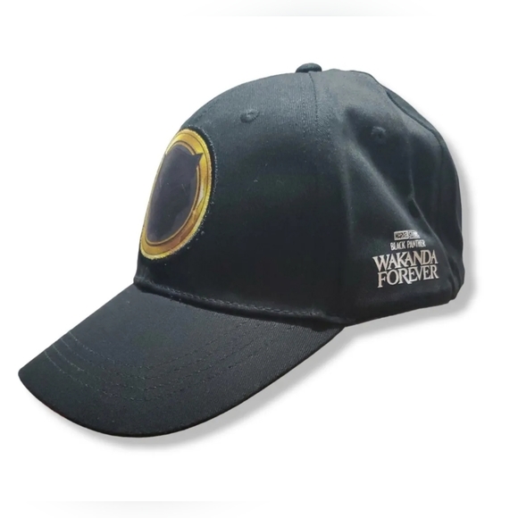 Marvel Wakanda Forever Black Gold Panther Baseball Cap x Sprite Collab Hat - Picture 3 of 7